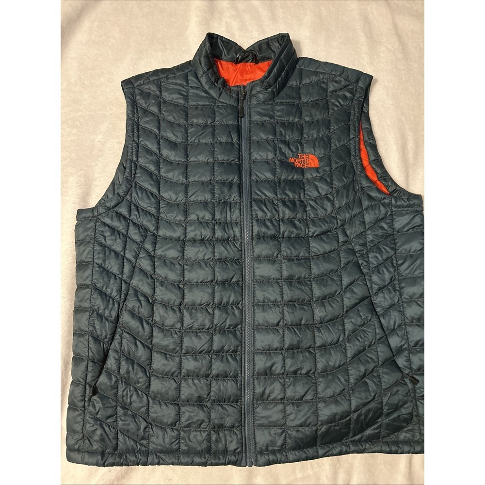 The North Face Vest Men's XL Blue  Thermoball Eco Insulated Puffer